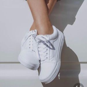 White Vans Old-Skool 🦋